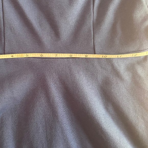 Lulus Fit And Flare Dress Off Shoulder Blue Sz S NWOT - Picture 5 of 6